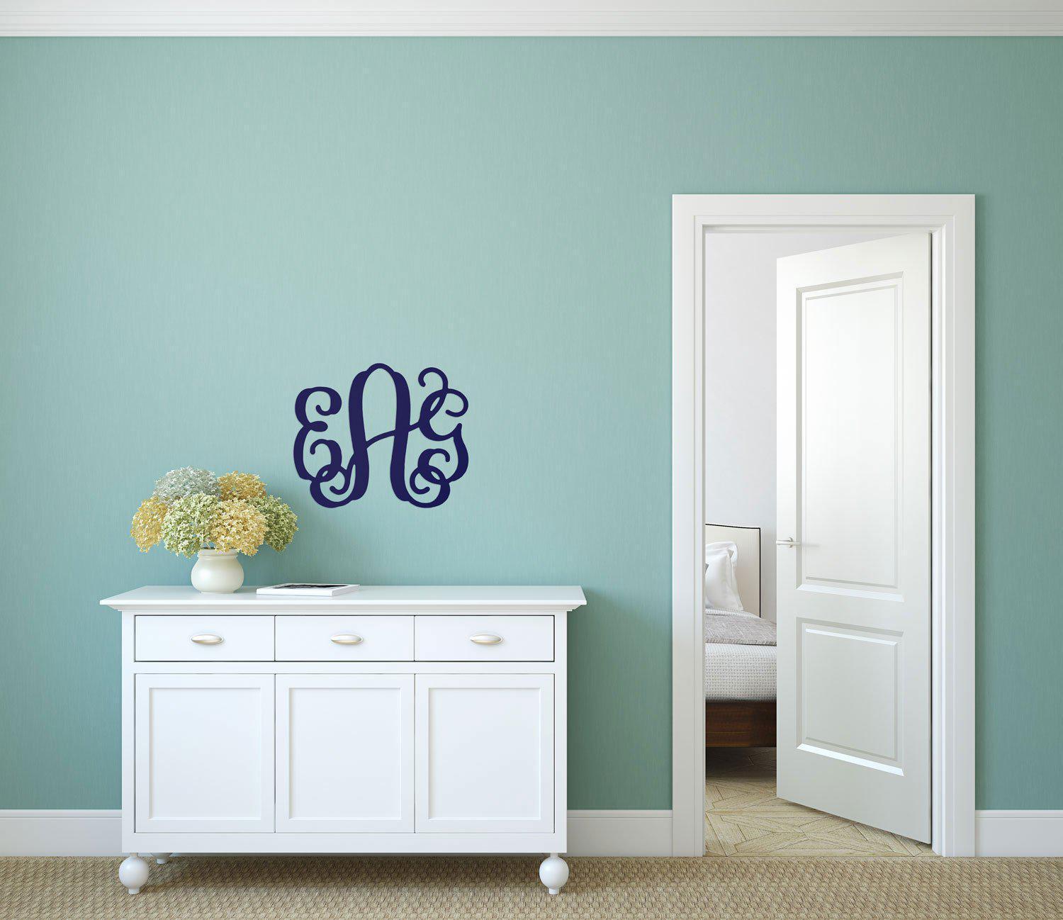 18" Three Initials Wood Monogram-Wood Monogram-Viv&Lou-Top Notch Gift Shop