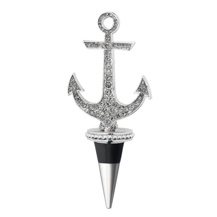 Enameled Anchor Bottle Stopper-Bottle Stopper-Olivia Riegel-Top Notch Gift Shop