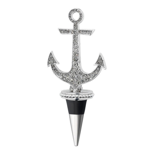 Enameled Anchor Bottle Stopper-Bottle Stopper-Olivia Riegel-Top Notch Gift Shop