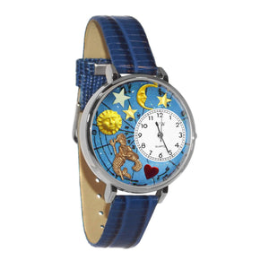 Aquarius Watch in Silver (Large)-Watch-Whimsical Gifts-Top Notch Gift Shop