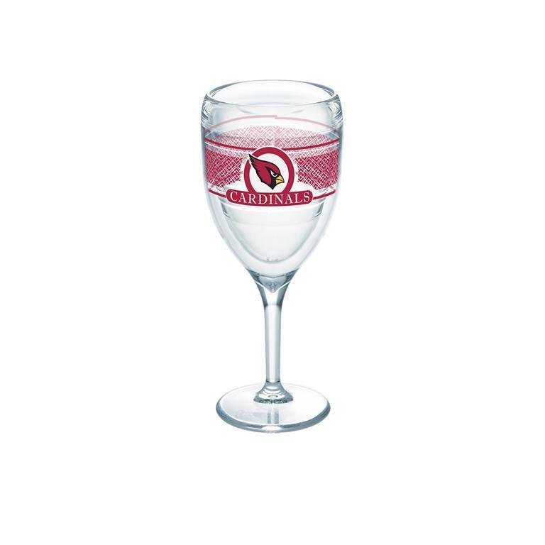 Arizona Cardinals 9 oz. Tervis Wine Glass - (Set of 2)