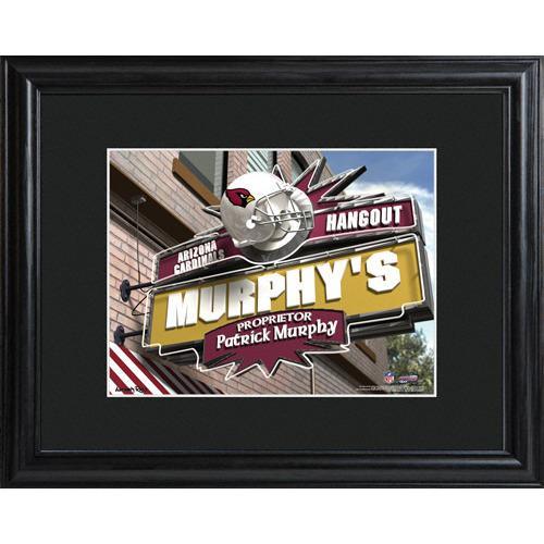 Arizona Cardinals Personalized Tavern Sign Print with Matted Frame-Print-JDS Marketing-Top Notch Gift Shop