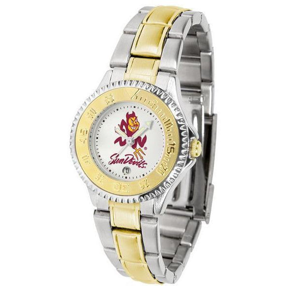 Arizona State Sun Devils Ladies Competitor Two-Tone Band Watch-Watch-Suntime-Top Notch Gift Shop