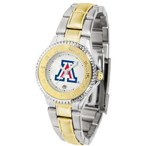 Arizona Wildcats Ladies Competitor Two-Tone Band Watch-Watch-Suntime-Top Notch Gift Shop