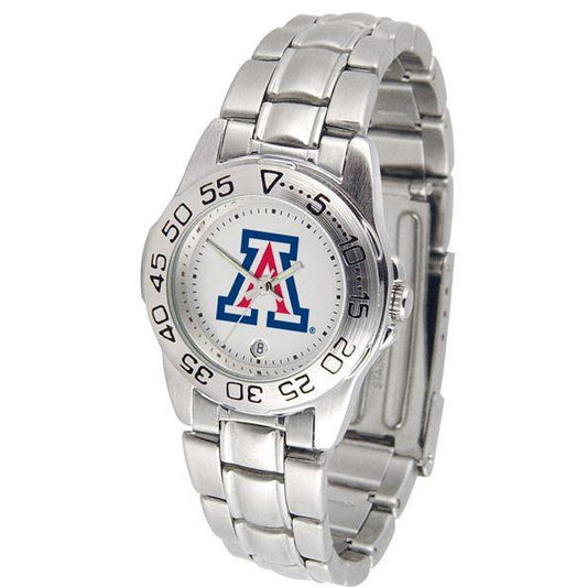 Arizona Wildcats Ladies Steel Band Sports Watch-Watch-Suntime-Top Notch Gift Shop