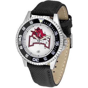 Arkansas Razorbacks Competitor - Poly/Leather Band Watch-Watch-Suntime-Top Notch Gift Shop