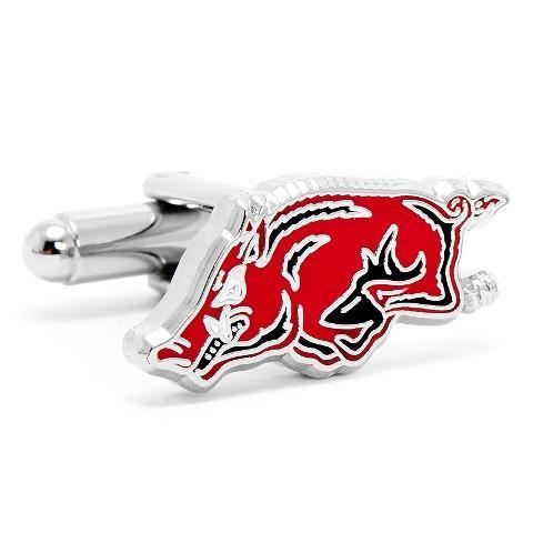 Arkansas Razorbacks Enamel Cufflinks-Cufflinks-Cufflinks, Inc.-Top Notch Gift Shop