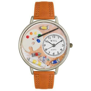 Artist Watch in Silver (Large)-Watch-Whimsical Gifts-Top Notch Gift Shop
