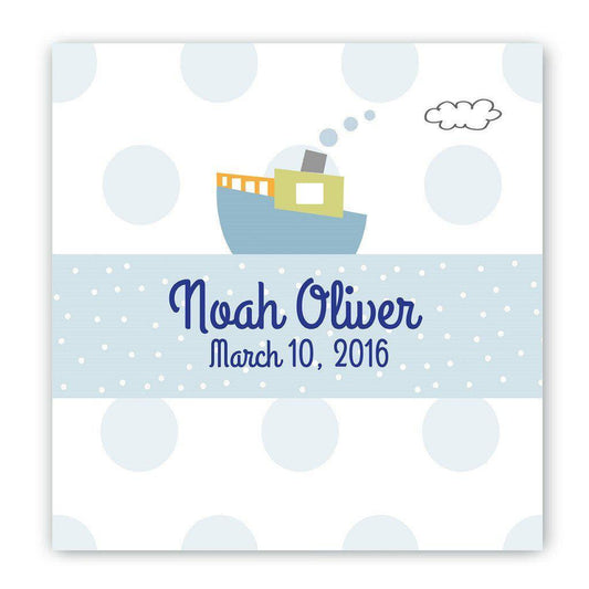 Boat Baby Nursery Personalized Canvas Sign-Canvas Signs-JDS Marketing-Top Notch Gift Shop