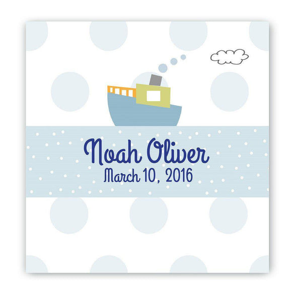 Boat Baby Nursery Personalized Canvas Sign-Canvas Signs-JDS Marketing-Top Notch Gift Shop