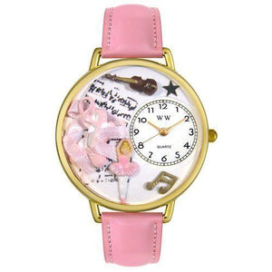 Ballet Shoes Watch in Gold (Large)-Watch-Whimsical Gifts-Top Notch Gift Shop