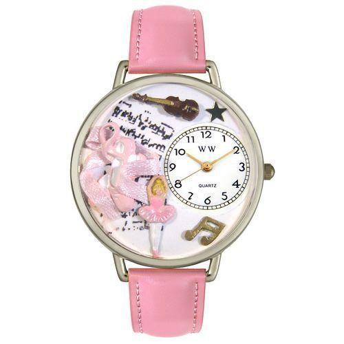 Ballet Shoes Watch in Silver (Large)-Watch-Whimsical Gifts-Top Notch Gift Shop