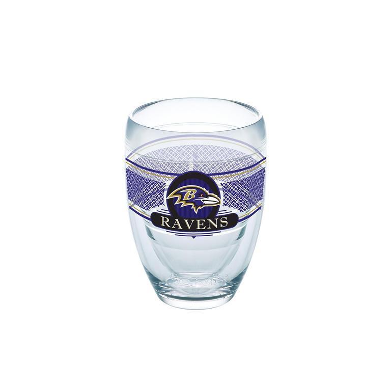 Baltimore Ravens 9 oz. Tervis Stemless Wine Glass - (Set of 2)-Stemless Wine Glass-Tervis-Top Notch Gift Shop