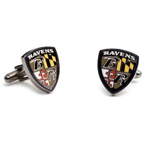 Baltimore Ravens Enamel Cufflinks-Cufflinks-Cufflinks, Inc.-Top Notch Gift Shop