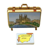 Barcelona Suitcase Limoges Box by Rochard™-Limoges Box-Rochard-Top Notch Gift Shop