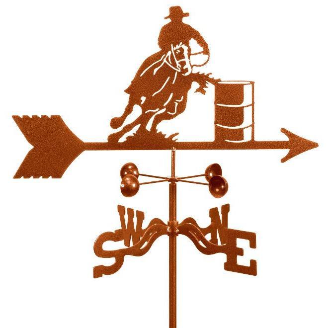 Barrel Racer Weathervane-Weathervane-EZ Vane-Top Notch Gift Shop