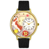 Basset Hound Watch in Gold (Large)-Watch-Whimsical Gifts-Top Notch Gift Shop