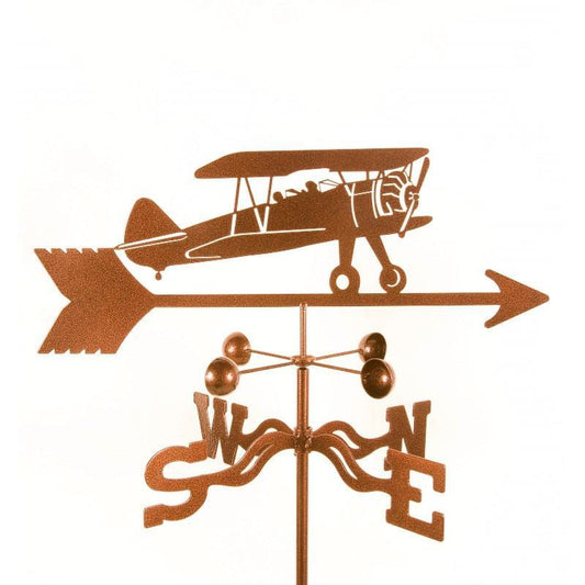 Biplane Weathervane-Weathervane-EZ Vane-Top Notch Gift Shop