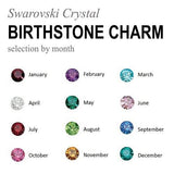 Swarovski Personalized Birthstone Charm Necklace-Necklace-JDS Marketing-Top Notch Gift Shop