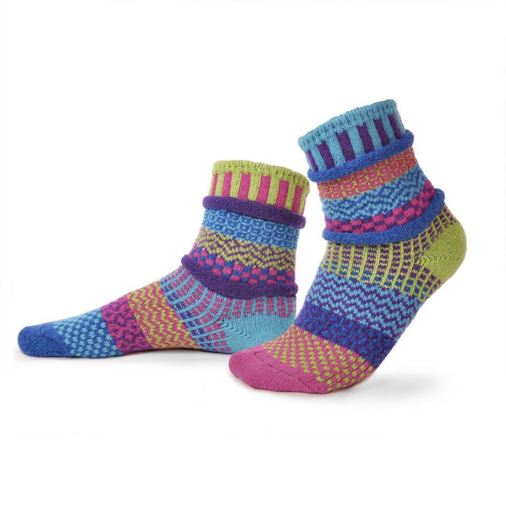 Bluebell Mismatched Crew Socks-Socks-Solmate Socks-Top Notch Gift Shop