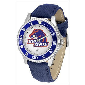 Boise State Broncos Competitor - Poly/Leather Band Watch-Watch-Suntime-Top Notch Gift Shop