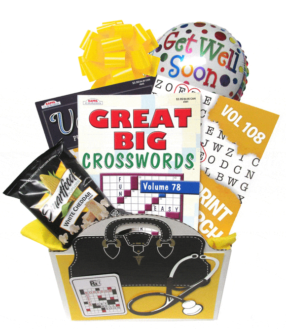 Boredom Buster Get Well Gift Basket