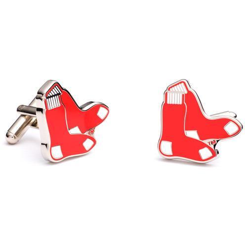 Boston Red Sox Enamel Cufflinks-Cufflinks-Cufflinks, Inc.-Top Notch Gift Shop