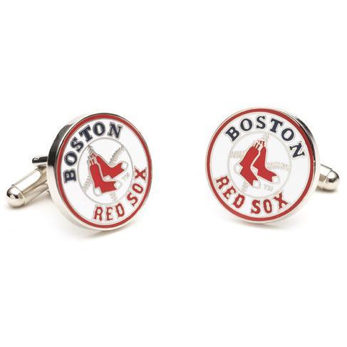 Boston Red Sox Enamel Cufflinks-Cufflinks-Cufflinks, Inc.-Top Notch Gift Shop