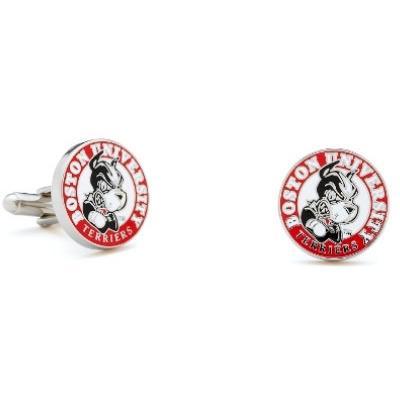 Boston University Enamel Cufflinks-Cufflinks-Cufflinks, Inc.-Top Notch Gift Shop