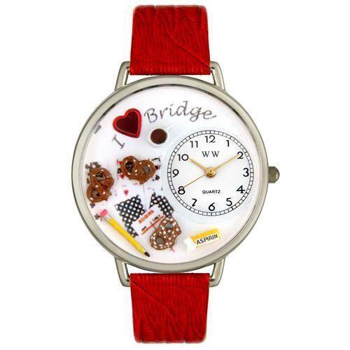 Bridge Watch in Silver (Large)-Watch-Whimsical Gifts-Top Notch Gift Shop