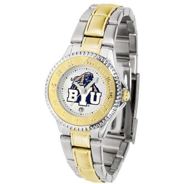 Brigham Young Cougars Ladies Competitor Two-Tone Band Watch-Watch-Suntime-Top Notch Gift Shop