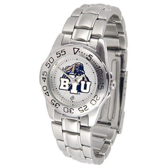 Brigham Young Cougars Ladies Steel Band Sports Watch-Watch-Suntime-Top Notch Gift Shop