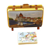 Budapest Suitcase Limoges Box by Rochard™-Limoges Box-Rochard-Top Notch Gift Shop