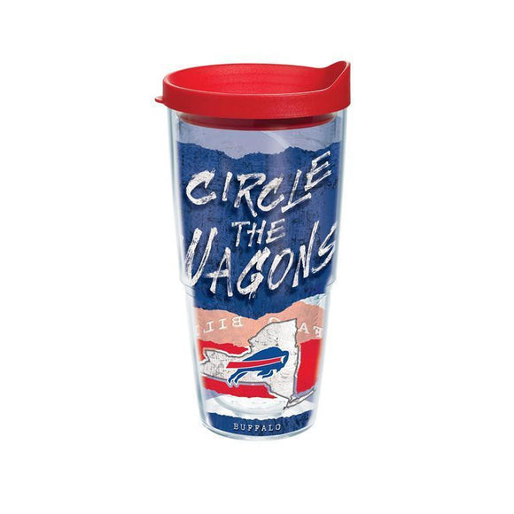 Buffalo Bills Statement 24 oz. Tervis Tumbler with Lid - (Set of 2)-Tumbler-Tervis-Top Notch Gift Shop