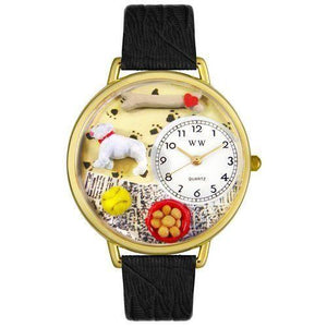 Bulldog Watch in Gold (Large)-Watch-Whimsical Gifts-Top Notch Gift Shop