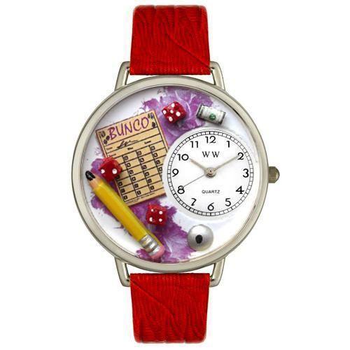 Bunco Watch in Silver (Large)-Watch-Whimsical Gifts-Top Notch Gift Shop