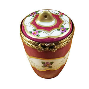 Burgundy Urn With Gold Handle Limoges Box by Rochard™-Limoges Box-Rochard-Top Notch Gift Shop