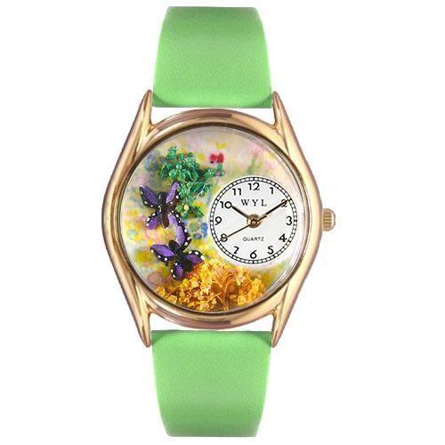 Butterflies Watch Small Gold Style-Watch-Whimsical Gifts-Top Notch Gift Shop