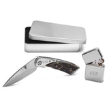 Camo Lock Back Knife and Lighter Personalized Set-Pocket Tool-JDS Marketing-Top Notch Gift Shop