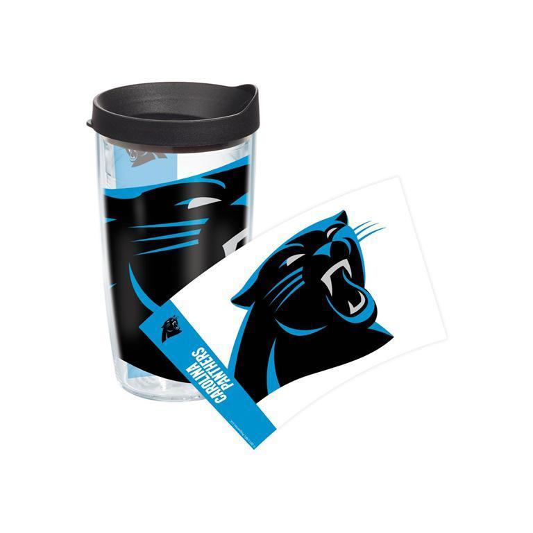 Carolina Panthers Colossal 16 oz. Tervis Tumbler with Lid - (Set of 2)-Tumbler-Tervis-Top Notch Gift Shop