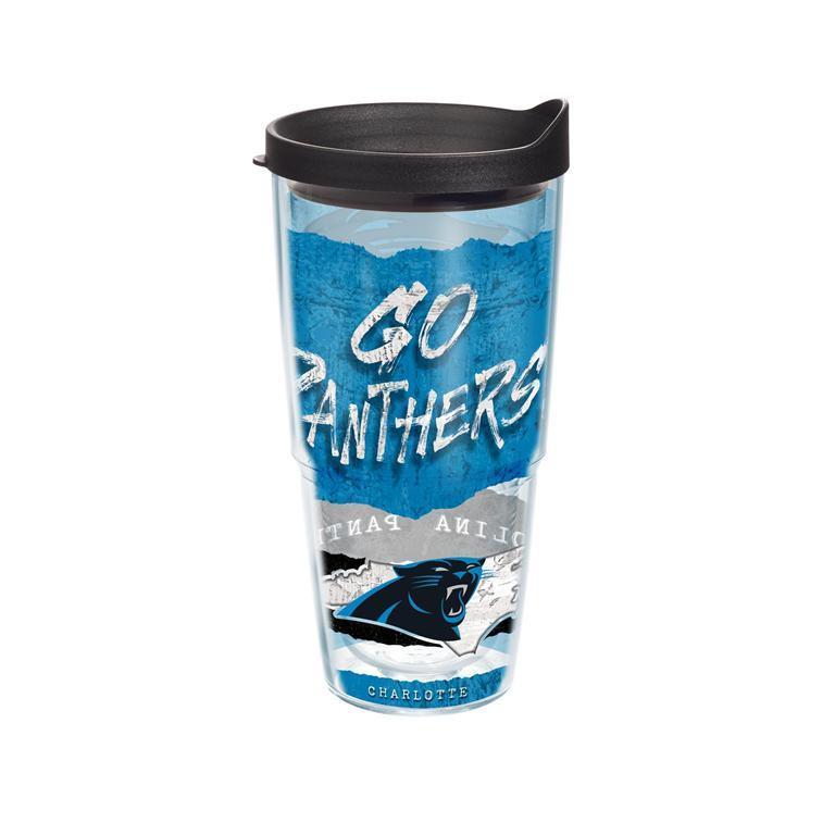 Carolina Panthers Statement 24 oz. Tervis Tumbler with Lid - (Set of 2)-Tumbler-Tervis-Top Notch Gift Shop