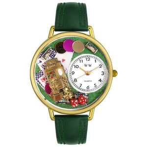 Casino Watch in Gold (Large)-Watch-Whimsical Gifts-Top Notch Gift Shop