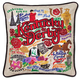 Kentucky Derby Embroidered CatStudio Pillow-Pillow-CatStudio-Top Notch Gift Shop