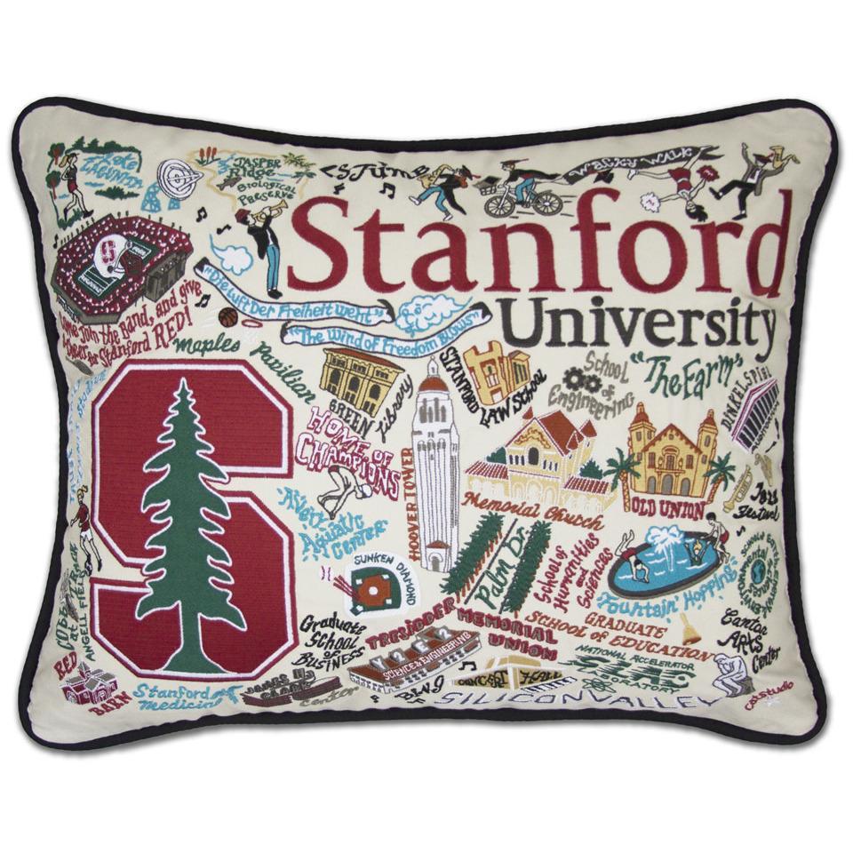 Stanford University Embroidered CatStudio Pillow-Pillow-CatStudio-Top Notch Gift Shop