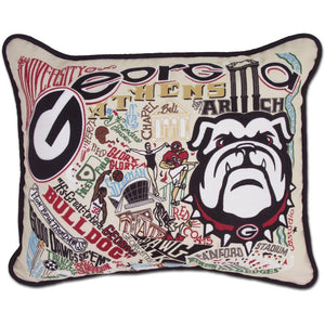 University of Georgia Pillow by Catstudio-Pillow-CatStudio-Top Notch Gift Shop