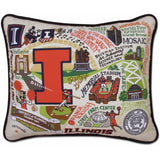 University of Illinois CatStudio Embroidered Pillow-Pillow-CatStudio-Top Notch Gift Shop