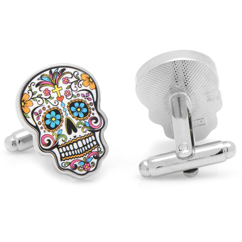 Day Of The Dead Skull Cufflinks-Cufflinks-Cufflinks, Inc.-Top Notch Gift Shop