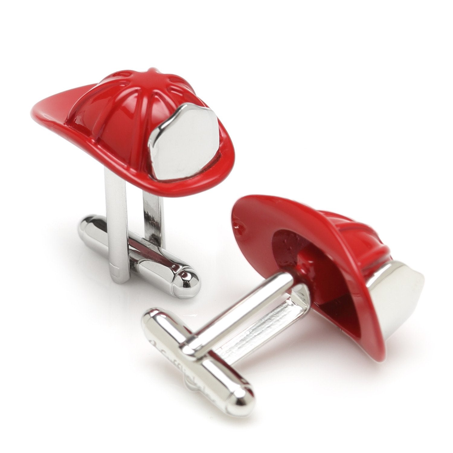 3D Fireman Hat Cufflinks-Cufflinks-Cufflinks, Inc.-Top Notch Gift Shop