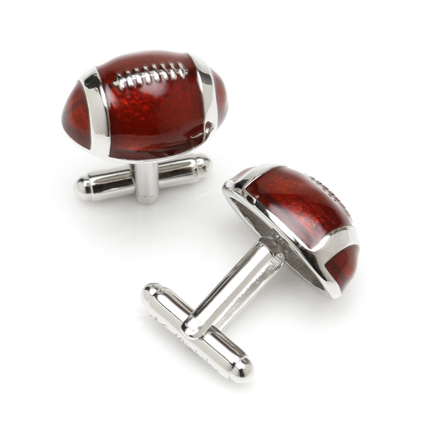 3D Football Cufflinks-Cufflinks-Cufflinks, Inc.-Top Notch Gift Shop