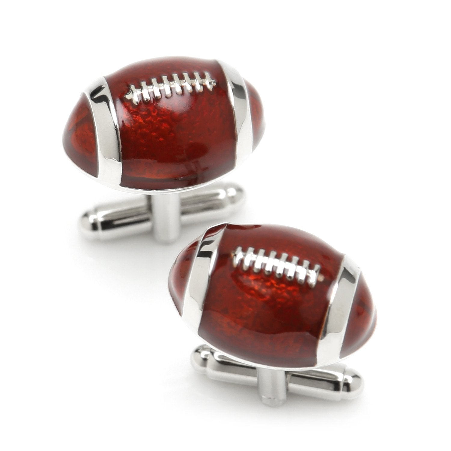 3D Football Cufflinks-Cufflinks-Cufflinks, Inc.-Top Notch Gift Shop